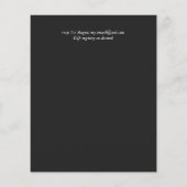 Papier BUDGET Calla Lilies Chic Shabby Mariage Invitation (Dos)