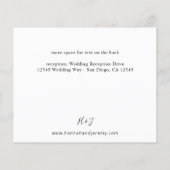 Papier Budget Calligraphie noir & blanc Détails (Dos)