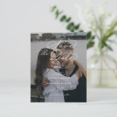 Papier BUDGET Calligraphie traditionnelle Mariage Photo (Debout devant)