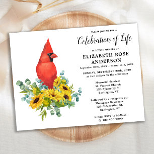 Papier Budget Cardinal Tournesols Célébration De La Vie