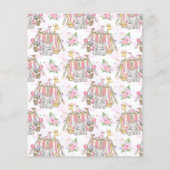 Papier Budget Carnaval rose Circus 1er anniversaire de l' (Dos)