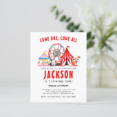 Papier Budget Carnival Circus Come One Come All Anniversa (Debout devant)