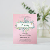 Papier Budget CATHOLIQUE MARIAGE chrétien INVITATIONS ver (Debout devant)