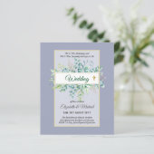 Papier Budget CATHOLIQUE MARIAGE chrétien INVITATIONS ver (Debout devant)