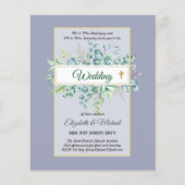 Papier Budget CATHOLIQUE MARIAGE chrétien INVITATIONS ver (Devant)