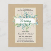 Papier Budget CATHOLIQUE MARIAGE chrétien INVITATIONS ver (Devant)