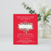 Papier BUDGET Catholique Mariage Invitations Croix de ver (Debout devant)