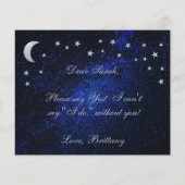 Papier Budget céleste Starry Night Bridesmaid Proposition (Dos)