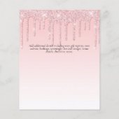 Papier BUDGET C'est une licorne pailletée Fête de naissan (Dos)