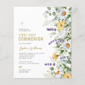 Papier Budget Chamomille Première Communion Sainte Invita (Devant)