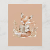 Papier Budget Chapitre Un Fox Lecture Livre 1er Anniversa (Dos)