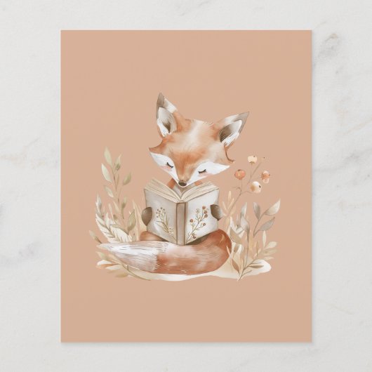 Papier Budget Chapitre Un Fox Lecture Livre 1er Anniversa (Dos)