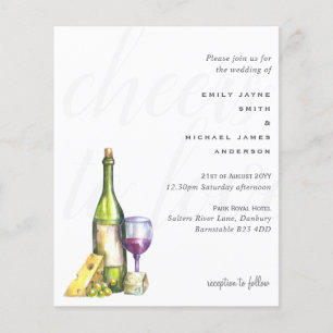 Papier Budget Cheese to Love Mariage moderne