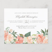 Papier Budget Chic Aquarelle Ressort Fête des mariées flo (Devant)