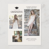 Papier Budget Chic DIPLÔT Faire-part de diplôme de photog (Dos)