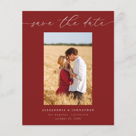 Papier Budget Chic élégant photo de mode Enregistrer la d (Devant)