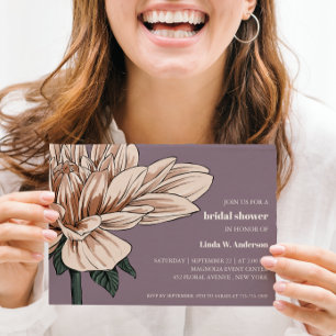Papier BUDGET Chic Fleur floraison Fête des mariées mauve