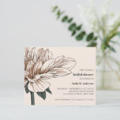 Papier BUDGET Chic floraison Magnolia Fête des mariées iv (Debout devant)