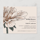 Papier BUDGET Chic floraison Magnolia Fête des mariées iv (Devant)