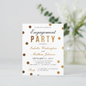 Papier Budget Chic Gold Parties scintillant Confetti (Debout devant)