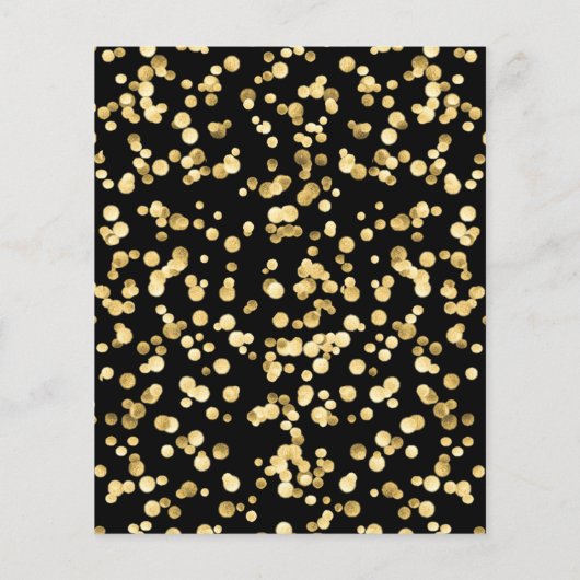 Papier Budget Chic Invitation d'anniversaire 80e (Dos)