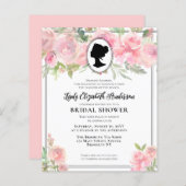 Papier Budget Chic Rose Florals Regency Fête des mariées (Devant / Derrière)