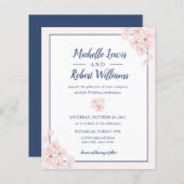 Papier BUDGET Chic rose Parties scintillant Marine Blue F (Devant / Derrière)