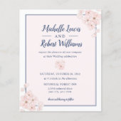 Papier BUDGET Chic rose Parties scintillant Marine Blue F (Devant)