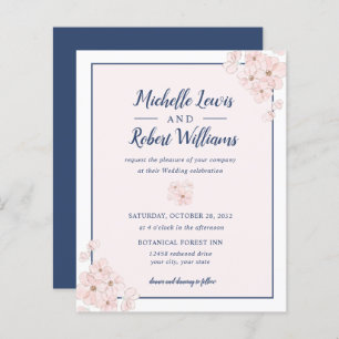 Papier BUDGET Chic rose Parties scintillant Marine Blue F