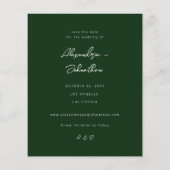 Papier Budget Chic Stylish Photo Économisez la date 3 GRN (Dos)