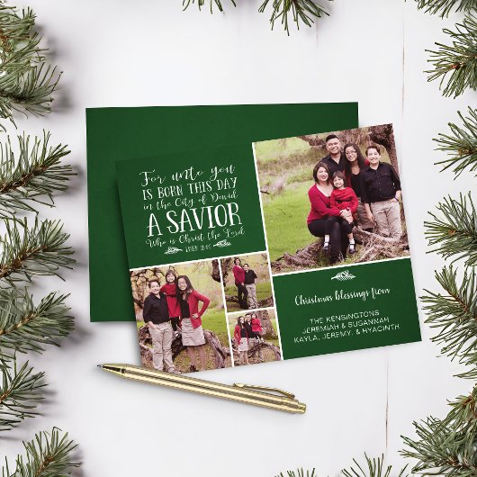 Papier Budget Christian Christmas Collage Luke 2 Photo