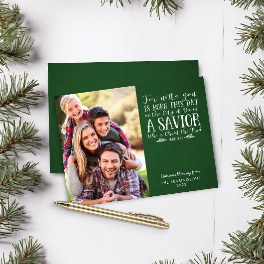 Papier Budget Christian Christmas Verset Holiday Photo