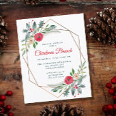 Papier Budget Christmas Brunch Invitation