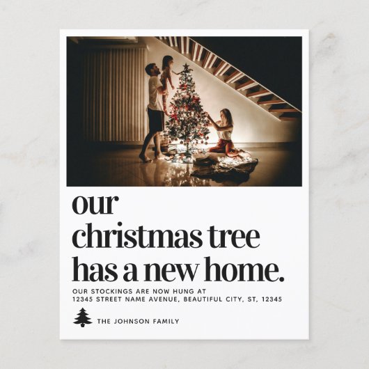 Papier Budget Christmas Tree Home Photo Holiday Moving (Devant)