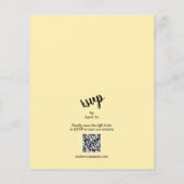 Papier Budget Citrons Mariage tous en un Invitations (Dos)