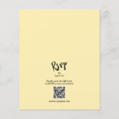 Papier Budget Citrons Mariage tous en un Invitations (Dos)