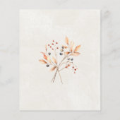 Papier BUDGET Citrouille blanc 60e anniversaire Invitatio (Dos)