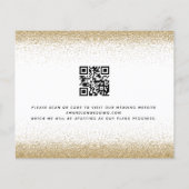 Papier Budget Citrouille Gold Parties scintillant QR Enre (Dos)