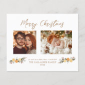 Papier Budget Citrus Hygge Christmas Flat Holiday Card (Devant)