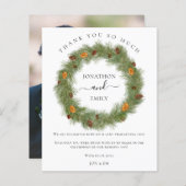 Papier Budget Citrus Mariage Citrus Citrus Citrus Merci (Devant / Derrière)