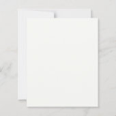 Papier Budget Classic Elegant Floral Wedding Invitation (Dos)