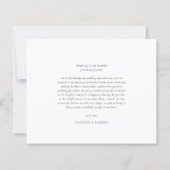 Papier BUDGET Classic Elegant Script Photo Wedding (Dos)