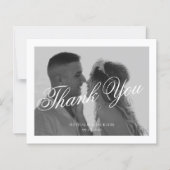 Papier BUDGET Classic Elegant Script Photo Wedding (Devant)