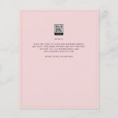 Papier BUDGET Classic Pale Blush Rose Gold Mariage Invita (Dos)