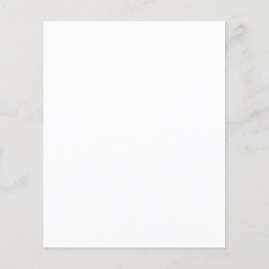 Papier Budget Classic Script Élégant Mariage Invitation (Dos)