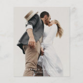 Papier BUDGET Classique moderne l'Arc Mariage photo (Dos)