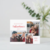 Papier Budget Classique Saint Valentin salut avec photo (Debout devant)