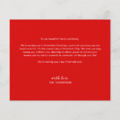 Papier Budget Classique Saint Valentin salut avec photo (Dos)