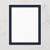 Papier Budget Classy Blue Corporate Party Invitation (Dos)