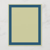 Papier Budget Classy Blue Corporate Party Invitation (Dos)